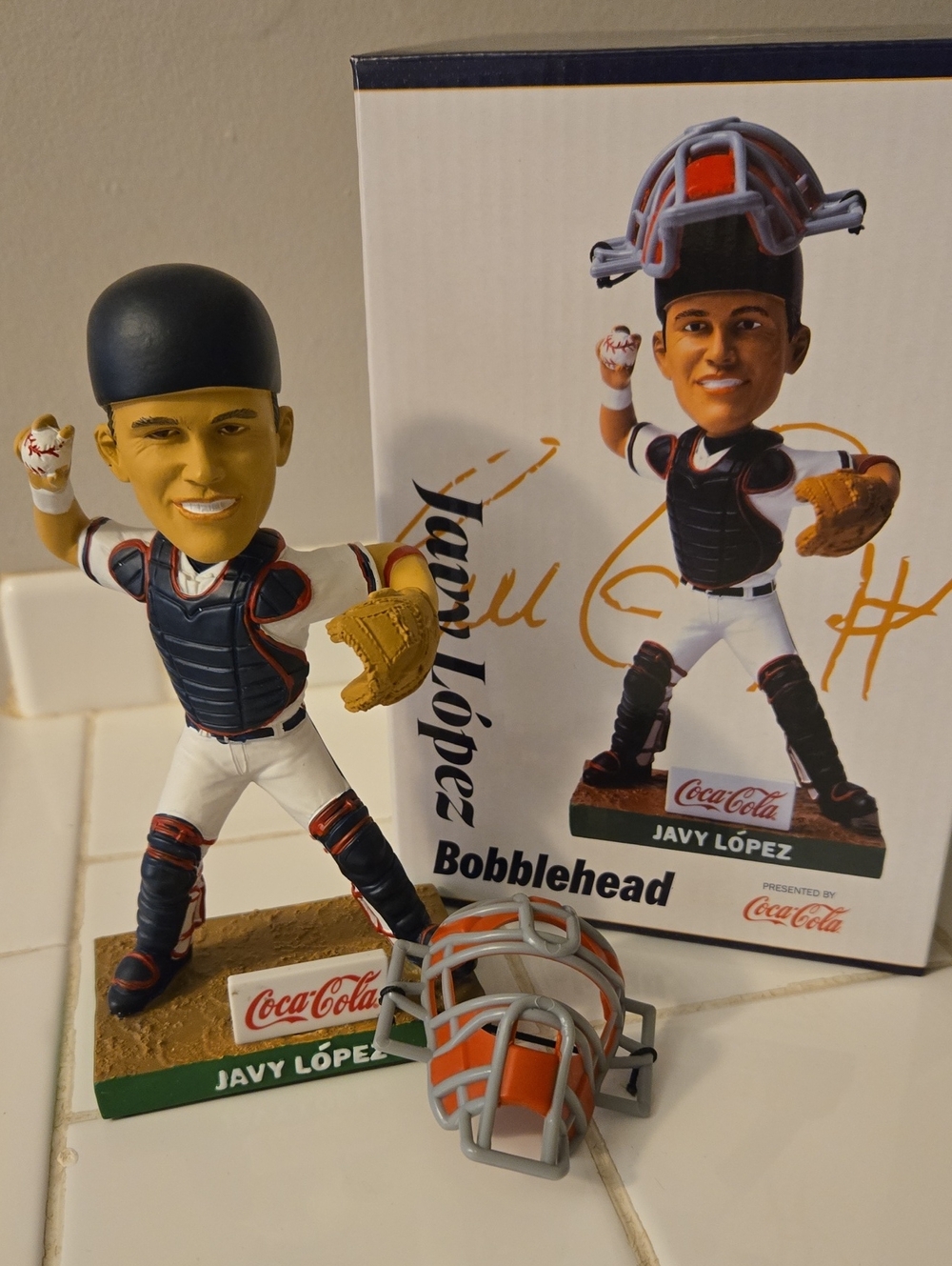 BRAND NEW Javy Lopez Bobblehead - Atlanta Braves 2026